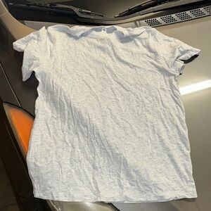 lululemon athletica Light Gray Short Sleeve Tee